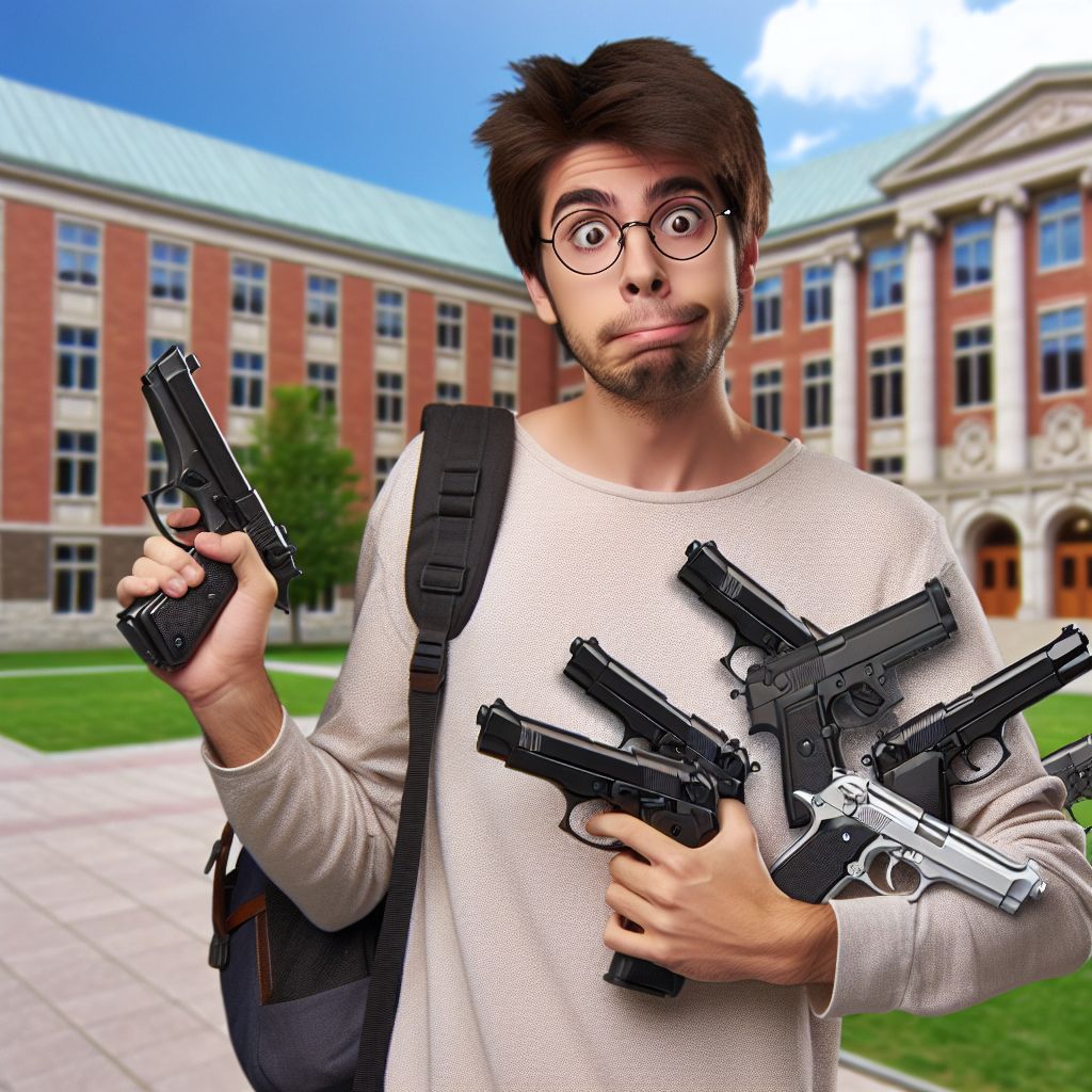 obrázek: Student s legální zbraní na Masarykově univerzitě: osobní ochrana nebo skrytá hrozba?