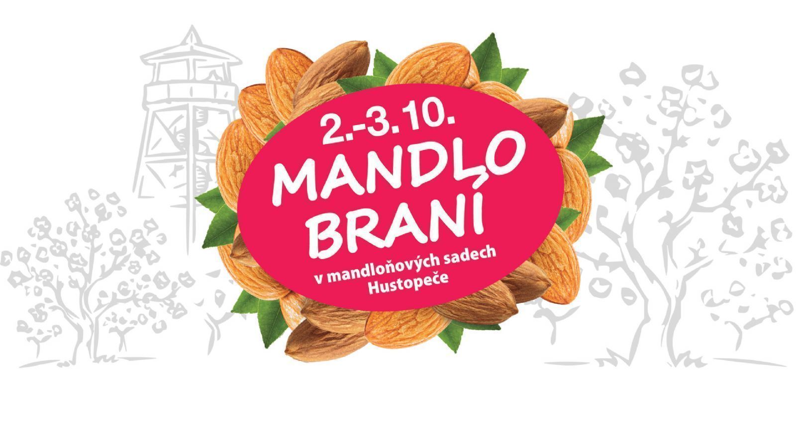 obrázek: Hudba, jídlo, pití a všude mandle. Přijďte si užít Mandlobraní v hustopečském sadu.