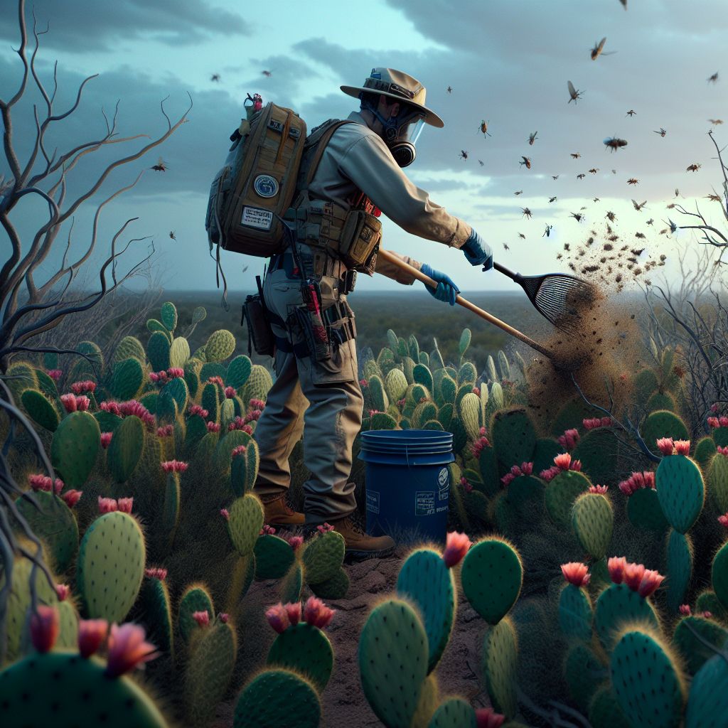 Ochránci likvidují invazivní opuncie v Děvíně