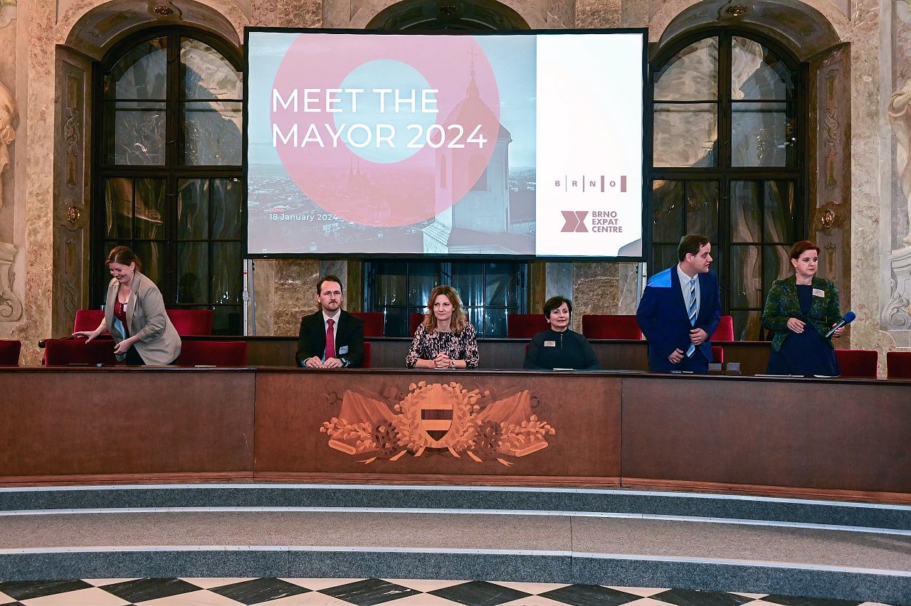 obrázek: Meet the Mayor 2024: Desítky brněnských expatů a expatek se potřetí setkaly s vedením města