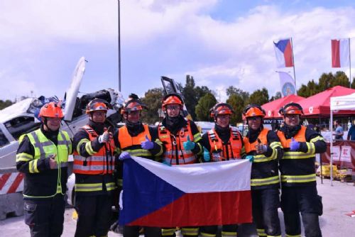 obrázek:Jihomoravští hasiči úspěšní na světové soutěži ve vyprošťování