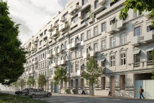 obrázek:Brněnský blok na Křídlovické čeká proměna. Domy 57 a 59 mají nabídnout 66 městských bytů